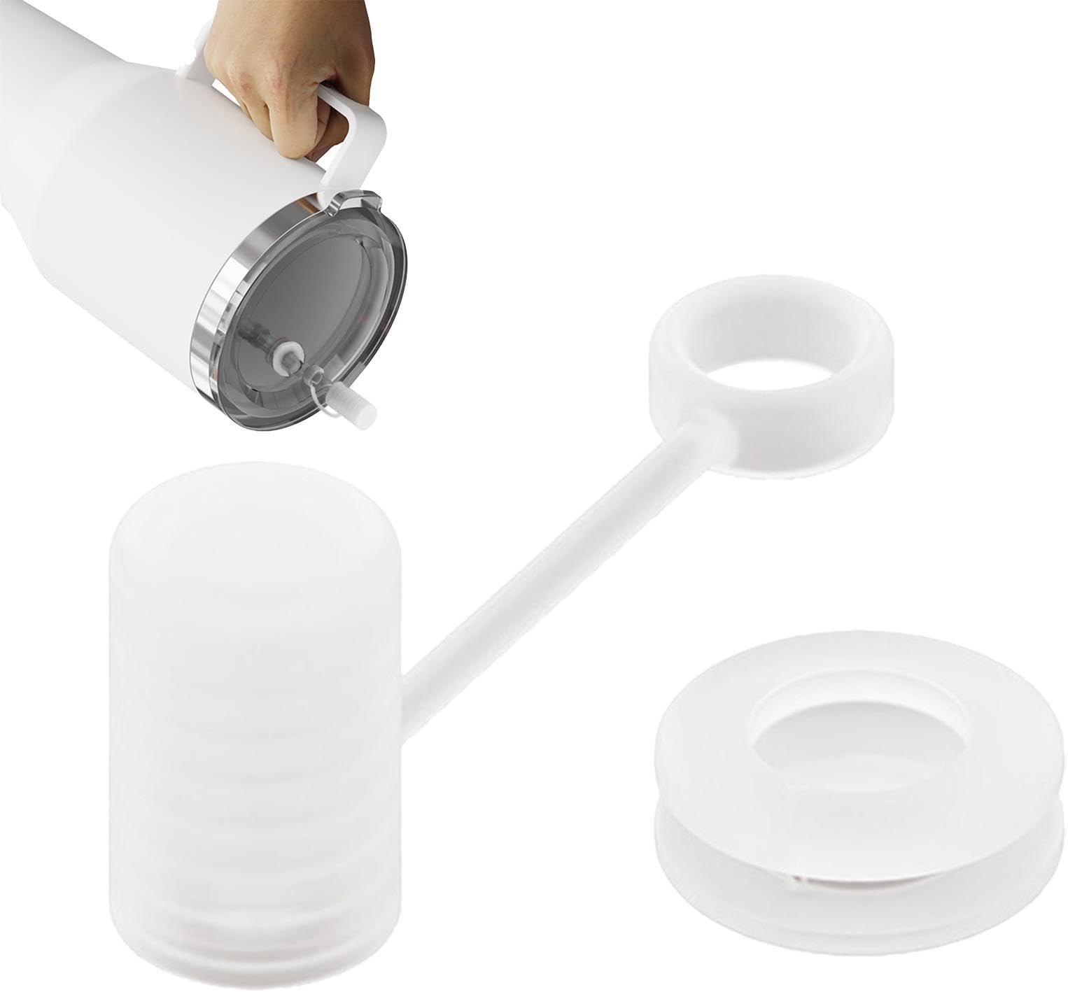 Water Cup Leak Stopper | Silicone Water Cup Leak Stopper Cover - Spill-Free Straw Cover, Tumbler Accessories, Water Bottle Anti-Spill Plug