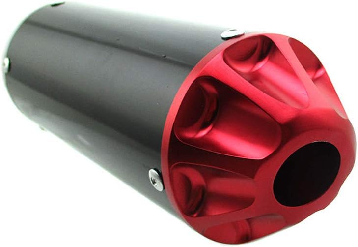 Aluminum 28mm Exhaust Muffler With Clamp For 50cc 70cc 90cc 110cc 125cc Pit Dirt Bike Mini Motocross Motorcycle CRF50 Coolster SSR Thumpstar