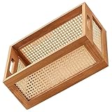 Handgefertigter Aufbewahrungskorb aus Vintage Holz Große Kapazität für Kinderzimmer Schlafzimmer und Büro Multifunktionale Dekoration