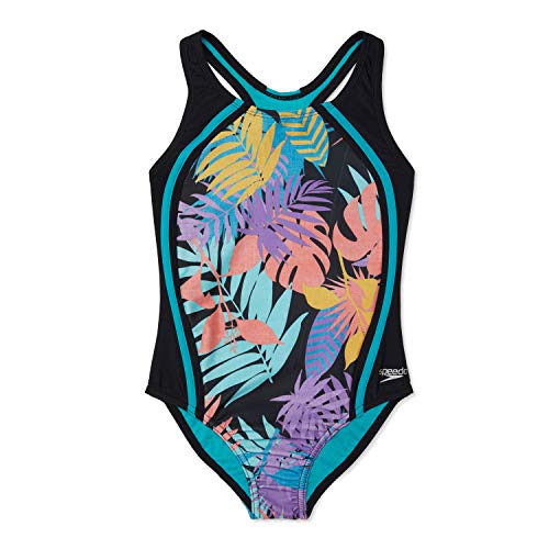 Image of Speedo Girls Printed Sport Splice