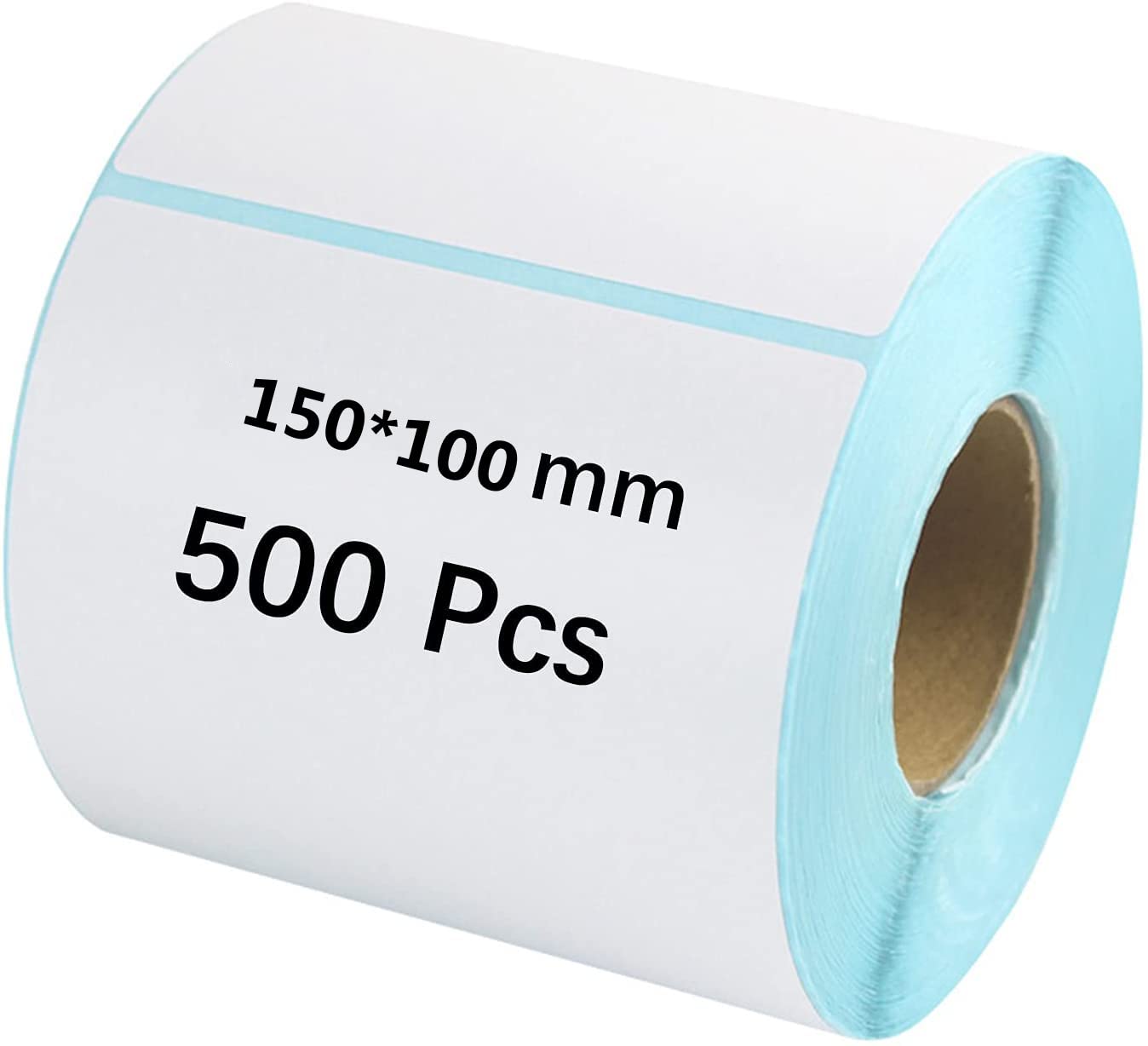 ECVV Direct Thermal Labels Self-Adhesive Address Shipping Mailing Postage Blank Stickers 5.91" x 3.93" (150mm x 100mm-1 Roll)