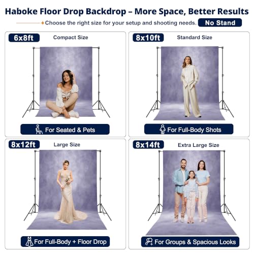 Image of Abstract Photography Backdrop for Photoshoot 6x8ft,Light Purple,No Stand