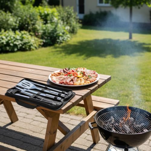 Kit de 7 piezas para parrilla en acero inoxidable Alpine Cuisine miniatura 3