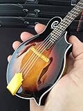 Classic Folk Bluegrass Mandolin Miniature Handmade Replica
