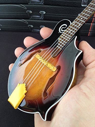 Classic Folk Bluegrass Mandolin Miniature Handmade Replica #TOP24