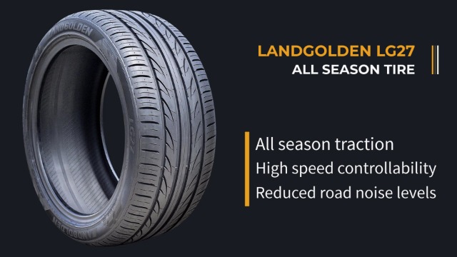 Amazon.com: Set of 4 (FOUR) Landgolden LG27 All-Season Passenger