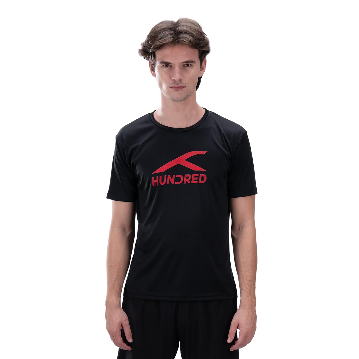 hundred HNDRD Soft Feel Unisex Chrome T-Shirt |Moisture Transfer | Rapid-Dry | Temperature Control | Air-Dry Tech |Badminton | Football |Pickleball | Running |All Sports and Fitness-picture-34