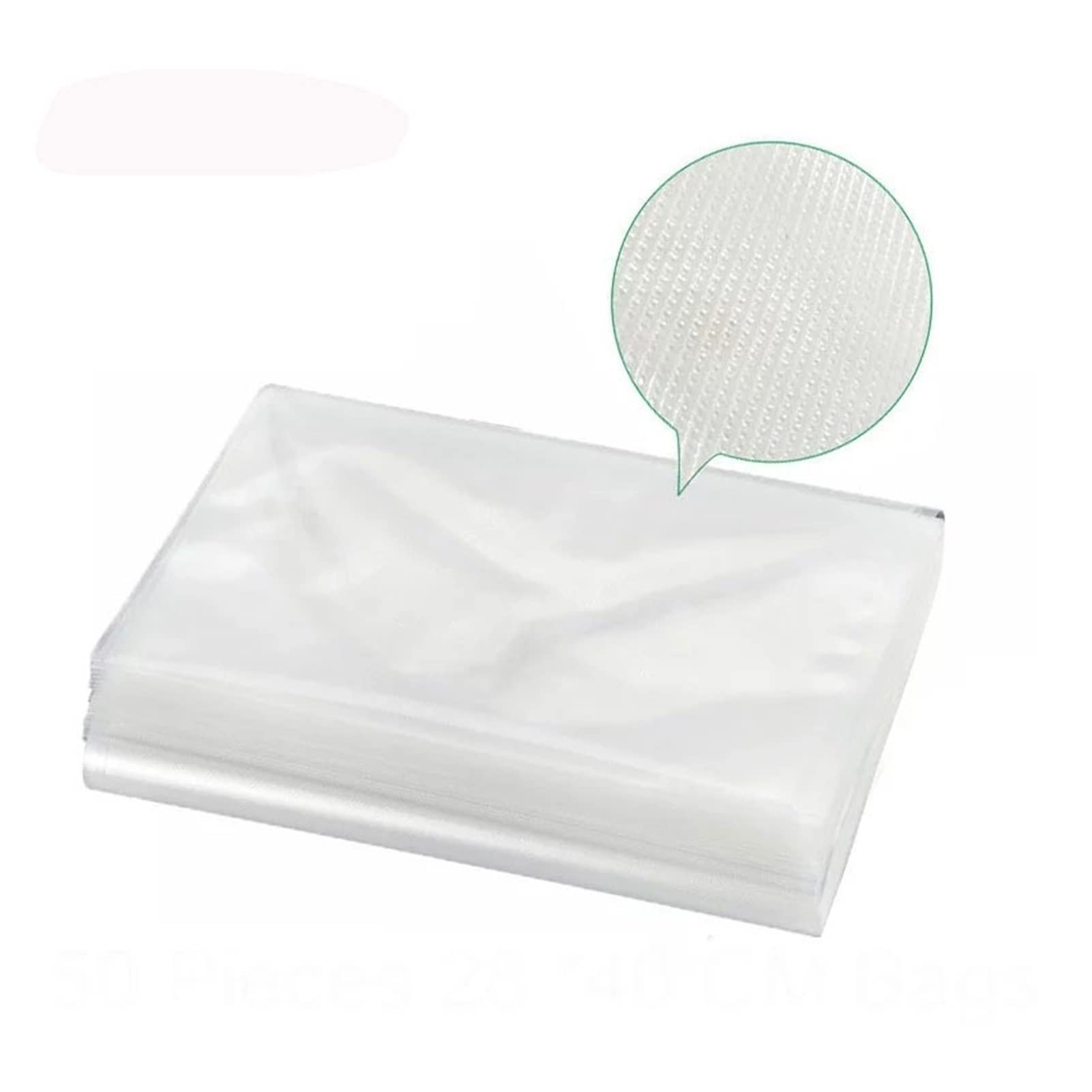 HMTE 100pcs Cuisine Alimentaire Scellant sous Vide Sac sous Vide Économiseur De Nourriture Stockage Emballage sous Vide Sacs Cuisine Accessoires sans BPA (Couleur : 100PCS 20X25) (100pcs 10x15)