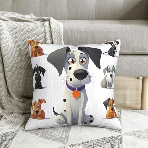 Housse de coussin velours côtelé chien lavable et douce pour protéger vos canapés et lits - 2