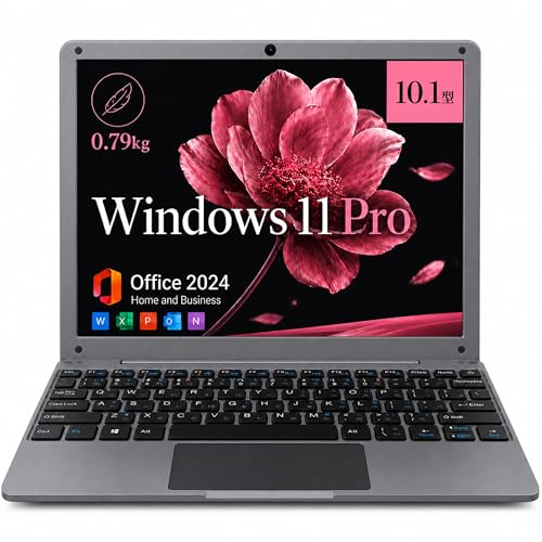 �m�[�g�p�\�R�� Celeron N4000 �yMS Office 2024����&Windows 11 Pro�z10.1�C���` �m�[�gPC 1280×800 IPS�t��/Web�J�����t��/Wifi/Bluetooth/mini HDMI/�y�ʔ��^/�^�b�`�p�b