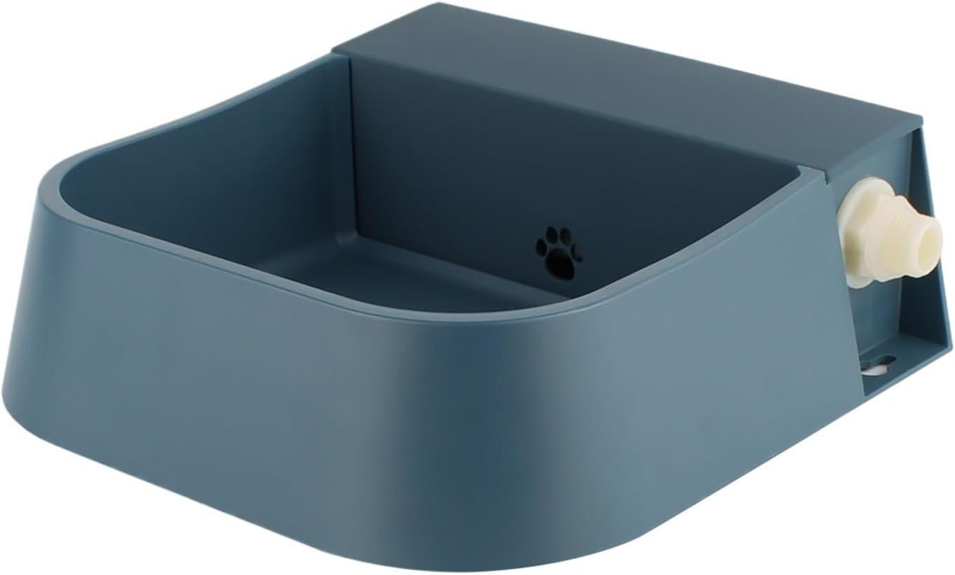 Dog Automatic Water Bowl with 1.5m Hose 2L Floating Ball Dispenser Pet for Animal Cat Chickens Rabbits(Bowl and Water Pipe)