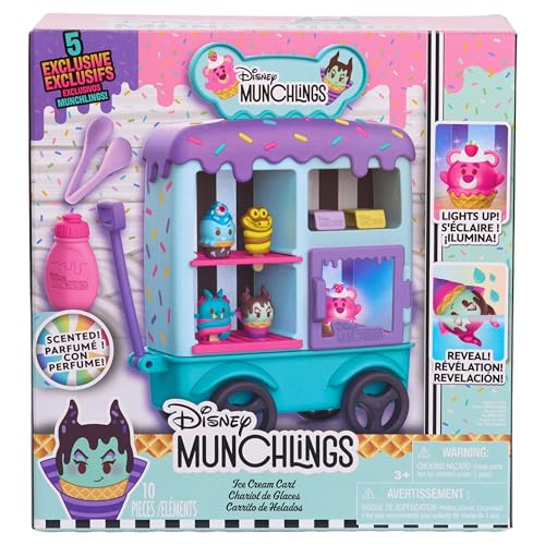 Just Play Munchlings Ice Cream Cart, Kids Toys For Ages 3 Up By