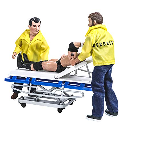 Blue and White Deluxe Moving Stretcher for Wrestling Action Figures - Thumbnail 3