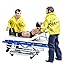 Blue and White Deluxe Moving Stretcher for Wrestling Action Figures