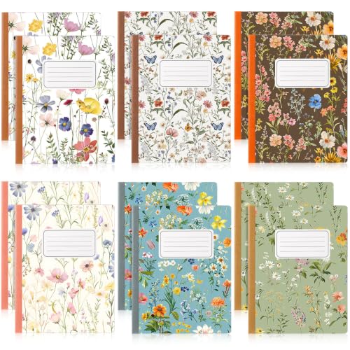 Diarios de tapa floral Resurhang con papel premium de 80gsm para escritura cómoda