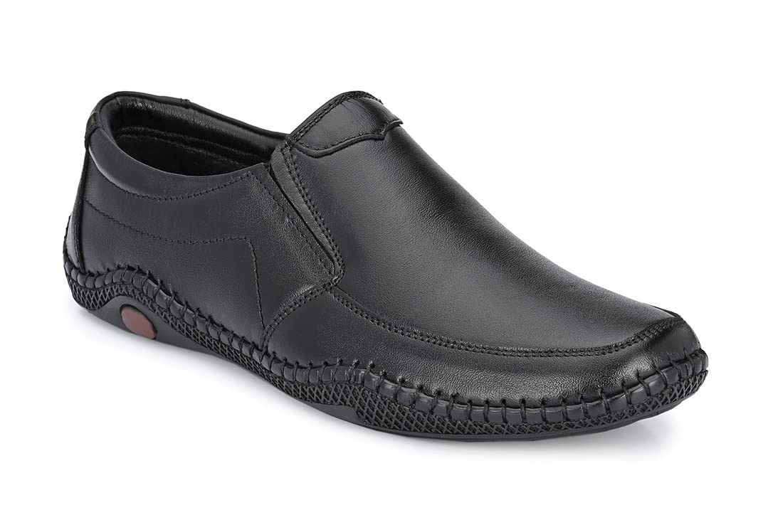 MACTREE Men Black Genuine Leather Formal Shoes 215MPK-7 (B09QX8VYL7) Amazon Price History, Amazon Price Tracker