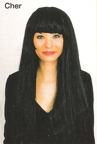Preisvergleich Produktbild Körner Perücke Cher, Schwarz