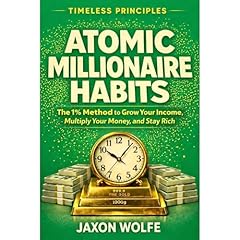 Atomic Millionaire Habits Audiolibro Por Jaxon Wolfe arte de portada