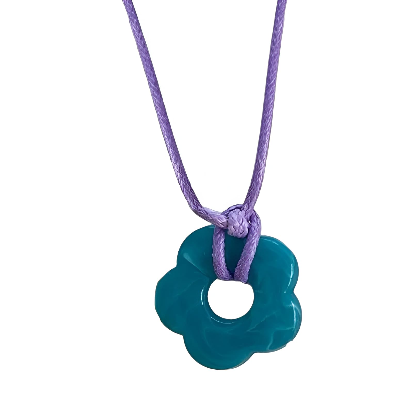 Accessorie Gargantilla de flores de plata de ley para mujeres y niñas, collar con colgante ahuecado, hermosa joyería para el cuello, mujer