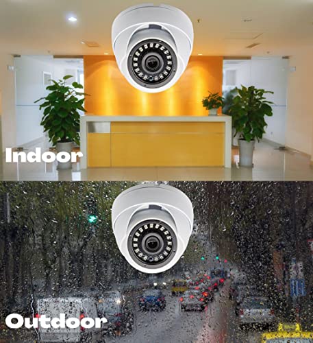 Evertech Hd 1080P Tvi Ahd Cvi Analog (960H / Cvbs) Security Dome Surveillance Camera Day Night Vision Outdoor Indoor Weatherproof Metal Housing Cctv Dome Camera #TOP3