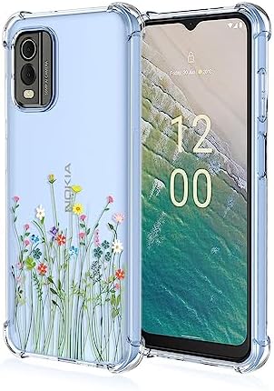 Custodia SEAHAI Per Nokia G21/G11 – Cover Sottile In Silicone TPU Con Effetto Marmo Glitter – Antiurto – Rosa Viola - 5