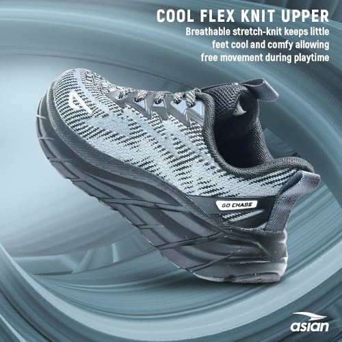 Image of ASIAN Quantum-03 Men's Running Shoes | Memory-Cloud Design with Stability Sole | Ultra-Soft Knit Upper | Premium Lightweight Athletic Sneakers