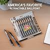 Zebra Pen Z-Grip Retractable Ballpoint Pen, Smooth-Flowing Black Ink, 1.0mm Medium Point, School & Office Supplies, Ideal for Note-Taking, Journal and Planner Use, 18-Pack (22218)