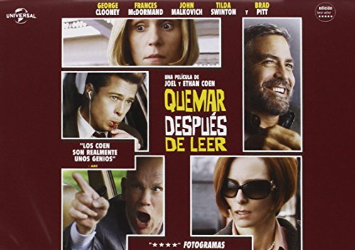 Quemar Despues Leer(Ed. Horizontal) (Import Dvd) (2012) Clooney, George; Mcdor...