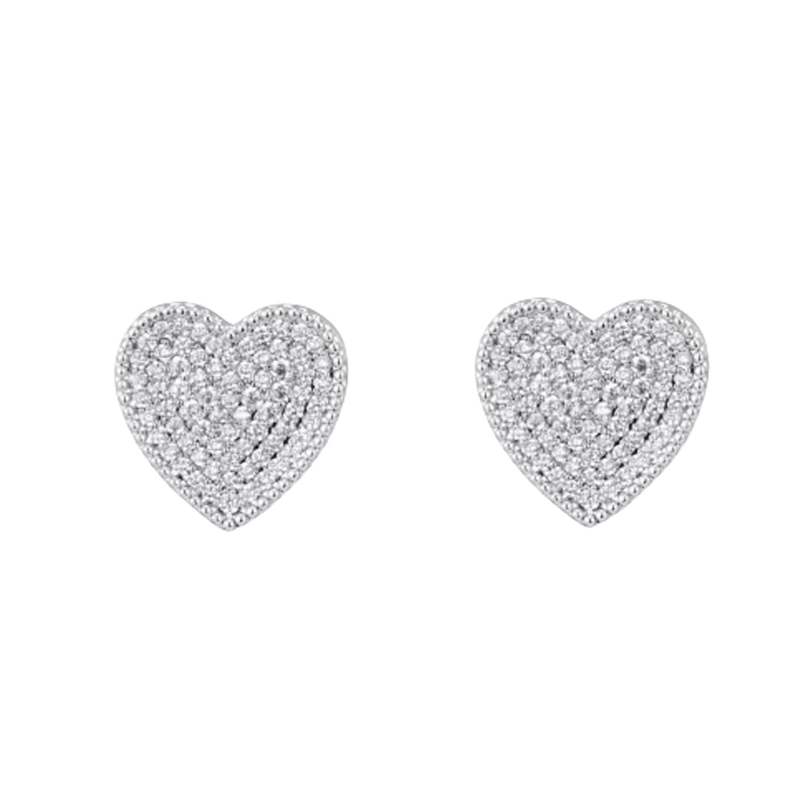 Orecchini Argento Donna, Quadrato Cubic Zirconia Orecchini Studs Per Le Donne Argento Orecchini Punto Luce Orecchini Anallergici Donna Orecchini Donna Argento Per Ragazze E Uomini