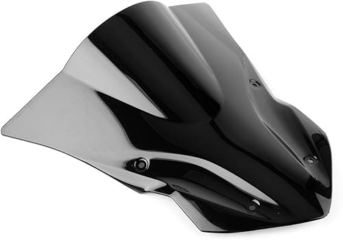 Miniatura 2 de GZYF Parabrisas de moto para Kawasaki Z900 2017-2018, negro