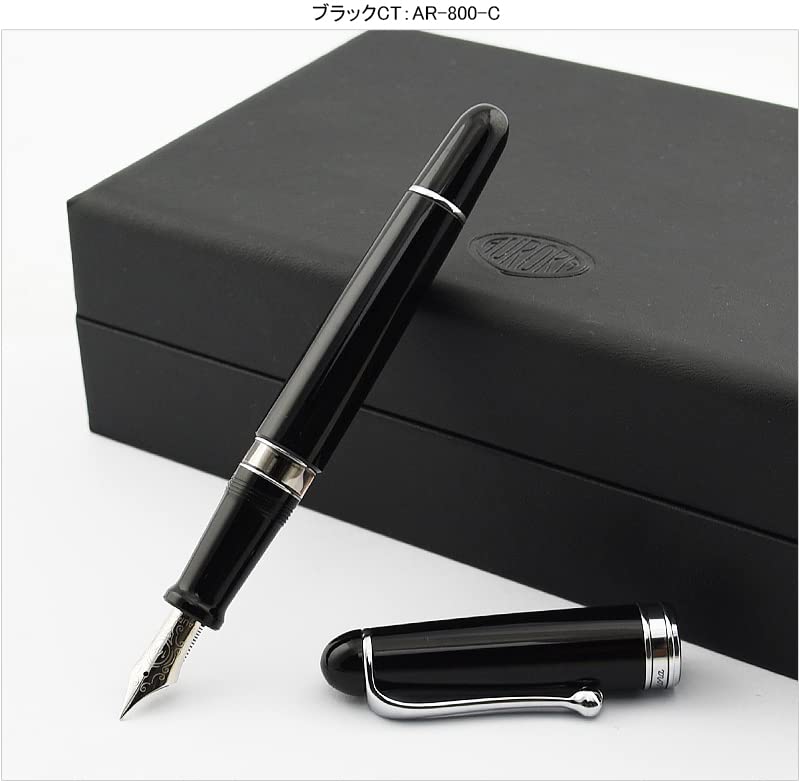 Amazon | 【万年筆】アウロラ 88(OTTANTOTTO)オールブラック800