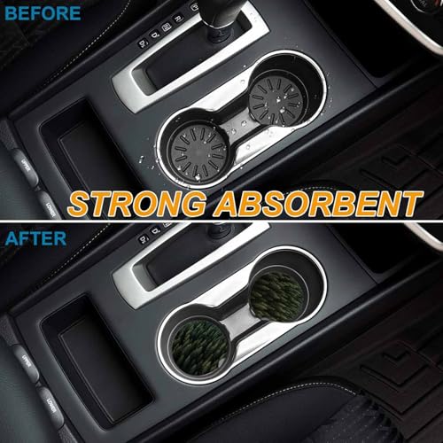 2 pack portavasos para carro con diseño botánico de pino miniatura 5