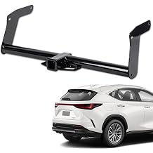 7422438148186 Compatible with 2022-2025 Lexus NX250 / NX350 / NX350h / NX450h+ Class 3 III Black 2" Receiver Trailer Hitch