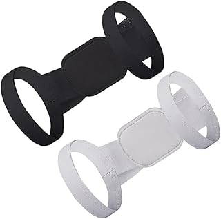 BRIGHTFUFU 2pcs Waist Waist Belt Posture Belt Posture Humpback Corrector Slouching Back Support Waist Supporting Belt Posture Strap Posture Corrector Brace Protection Belt Rubber Earth Tones