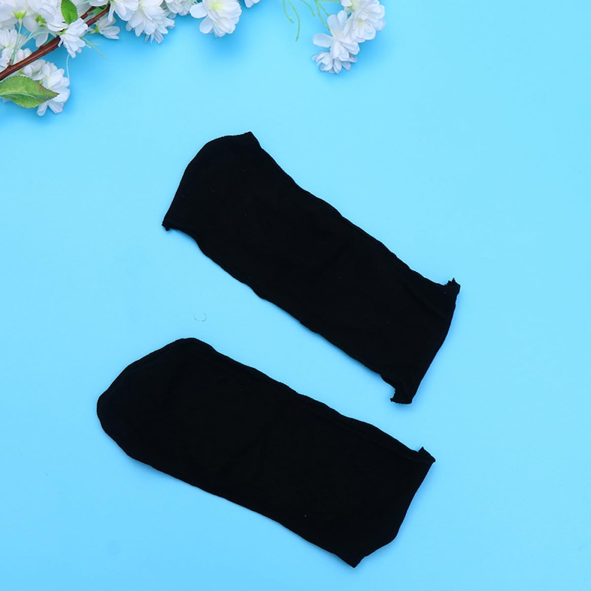 VALICLUD Bragas Desechables Femeninas de Malla Negras 20 Unidades Algodón Transpirable y Elástico Ropa Interior para Spa Cuidado Posparto y Menstruación