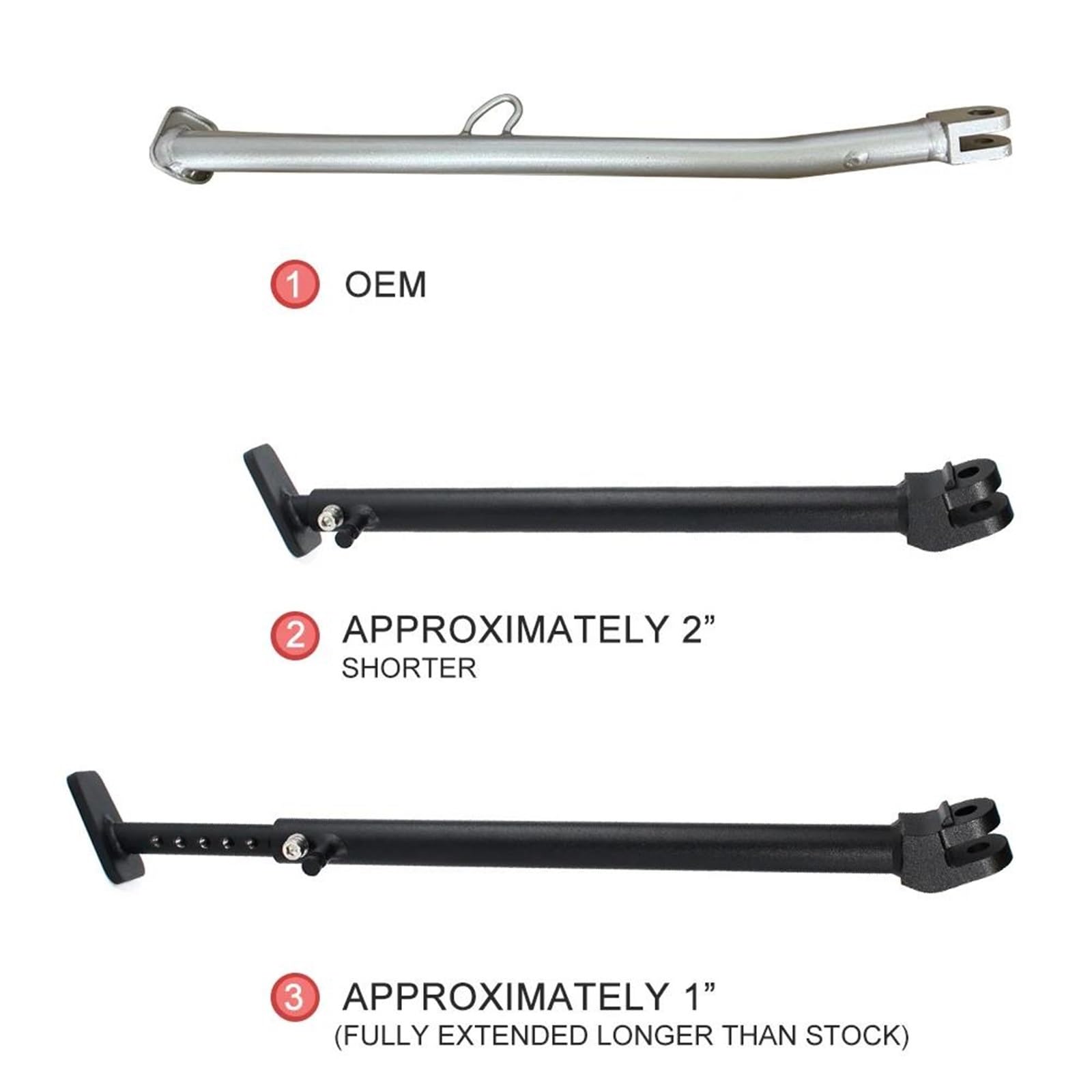 Rivestimenti Laterali Cavalletto Laterale Regolabile Moto Cavalletto Parcheggio per Y&amaha WR250F WR450F YZ125X YZ250X YZ250FX YZ450F
