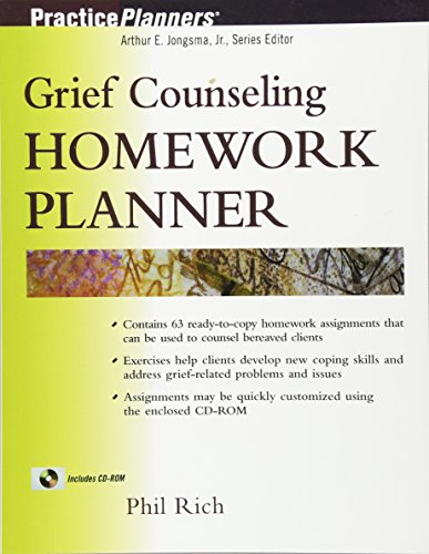 Grief Counseling Homework Planner