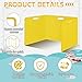 24 Pcs Desk Dividers for Students Classroom Plastic Privacy Folders Yellow Test Dividers for Students Desks Trifold Privacy Panel Partitions for School Teacher Supplies (24pcs Yellow)