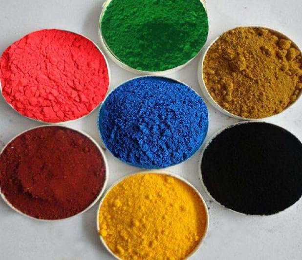 Iron Oxide Pigment Powder, 7 Colors Concrete Pigment, Epoxy Color Pigment Concrete Cement Dye Color Pigment, Bath Bombs Coloring Powder
