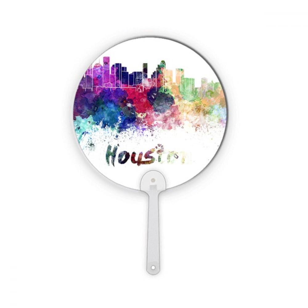 Aquarelle en plastique rond portatif no/no houston amecity pour créations