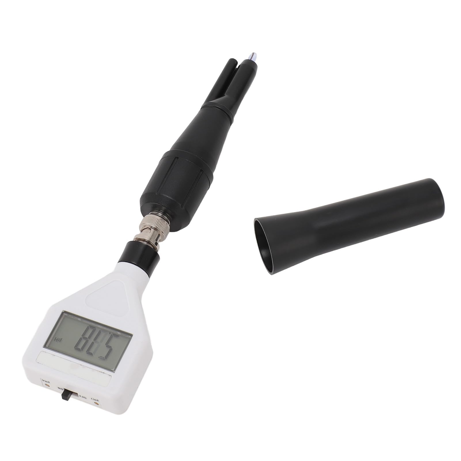 Hidyliu Misuratore di pH del suolo, display LCD retroilluminato, tester multiuso per frutta, carne, terreno, 0,00-14,00 pH, per giardino, prato, fattoria