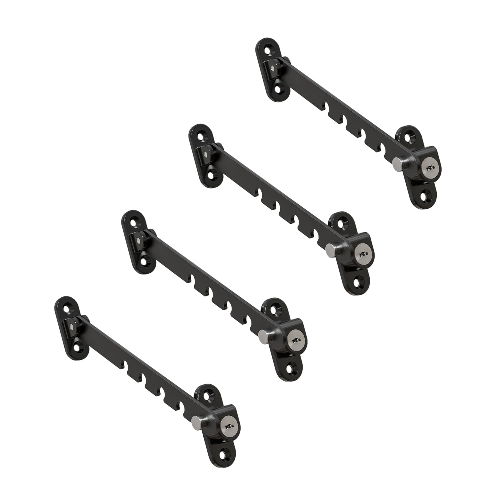 Panel Movement Restrictor Set of 4, Adjustable Casement Opener Limiter for Doors, Drawers and Cabinets, Indoor Use Opening Restrictor Casement Panel Limiter Adjustable Set Movement Control Door Drawer