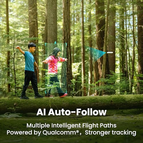 Image of HOVERAir X1 Drone with Camera, Self-Flying Camera Drone with Follow Me Mode, Foldable Mini Drone with HDR Video Capture, Palm Takeoff, Intelligent Flight Paths, Hands-Free Control White (Combo Plus)