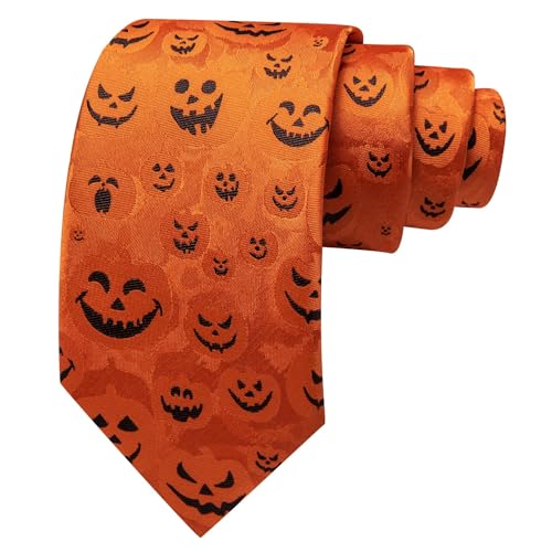 Image of Barry.Wang Men Tie Sets Skull Extra Long Necktie Pocket Square Cufflinks