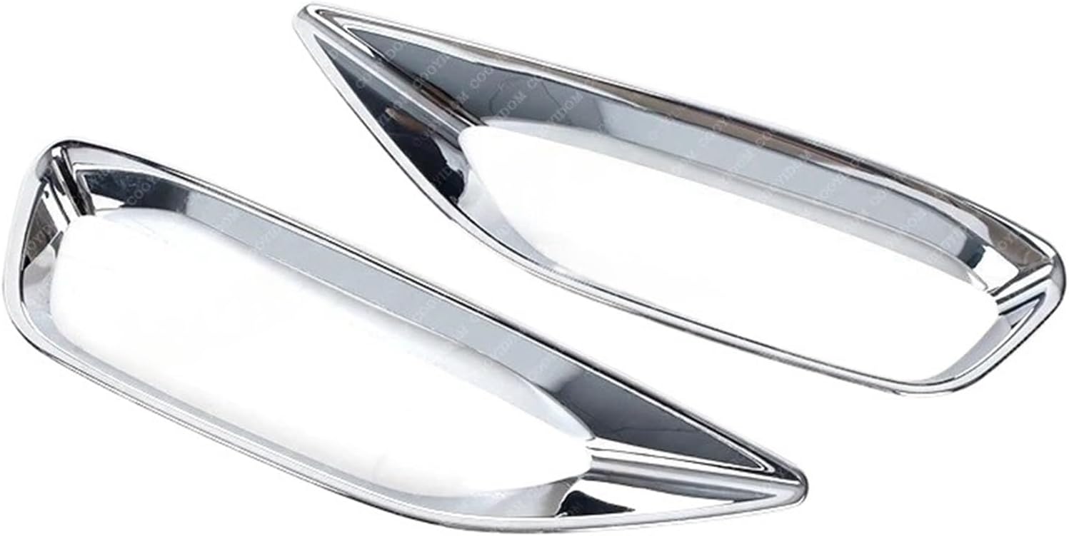 2PCS Car ABS Chrome Rear Tail Lamp Cover Trims Fog Light Lamp Shade Frame Bezel Compatible For Kia Sorento 2015 2016 2017 Car Styling