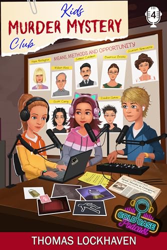 Case File 4: Scarlett Newcastle: Kids Murder Mystery Club: Cold Case Podcast (Cozy Mystery for Young Teens)