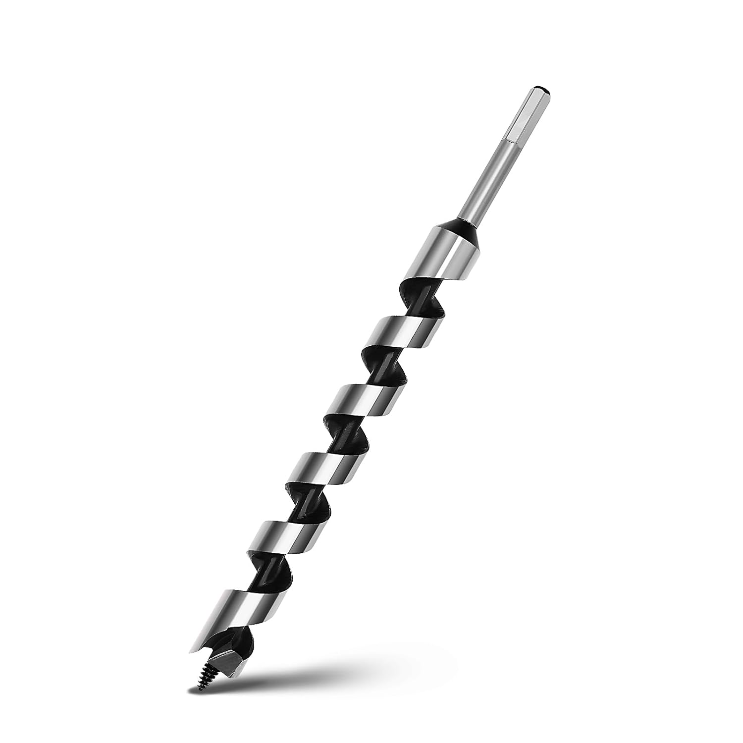 1-1/8 x 13.8 inch Auger Drill Bit for Wood,Hex Shank Ship Auger Bit for Soft Wood, Hard Wood, Plastic, Composite Materials and DIY Projects 1-1/8 in x 13.8 in