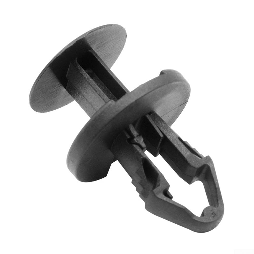 Rivets De Dessous De Plateau Tesla Model 3 - Lot De 20 - ABS Noir - Diamètre Tête 18 Mm