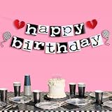 xo, Fetti Emo Birthday Banner | Goth Party Decorations, Happy Birthday Garland, Iridescent Black, Checkered, Millennial Decor, Broken Hearts, Pop Punk, 2000s