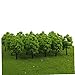 AMOYER Modelo 20pcs 1.38Inch árboles Modelo De Plástico Mini Artificial Árboles Niños...